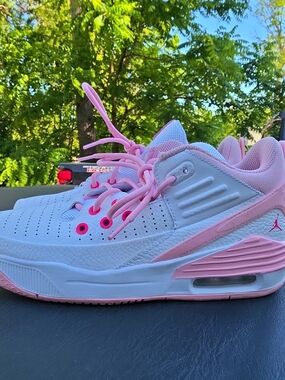 Air Jordan Pink & White Women's Sneakers